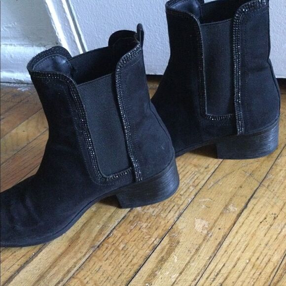 Kenneth Cole reaction 7.5 ankle boots black bling - Picture 3 of 11